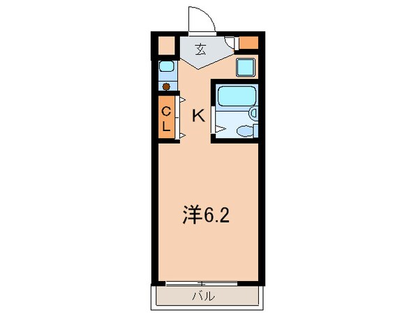 マンション三木の物件間取画像